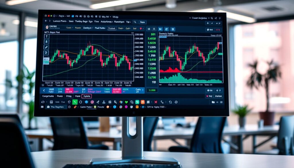 MT4 platform user interface