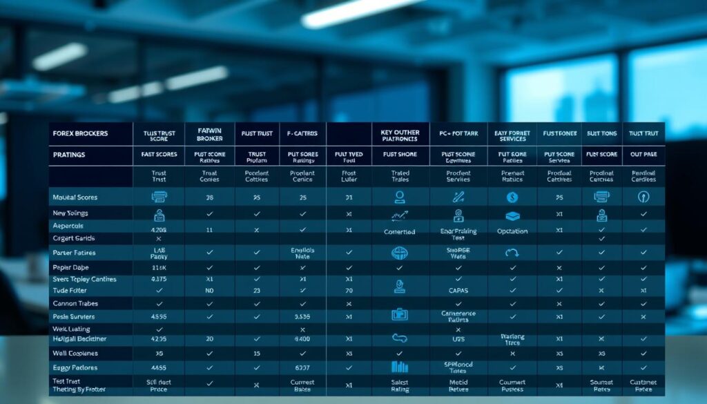comparative tables and trust scores comparative tables and trust scores